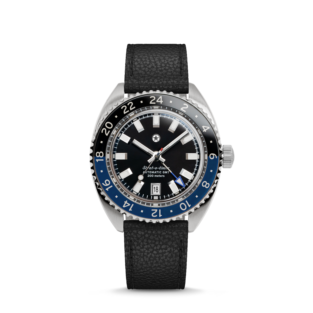 Strat-o-timer GMT: Dark Night (Sapphire Bezel)