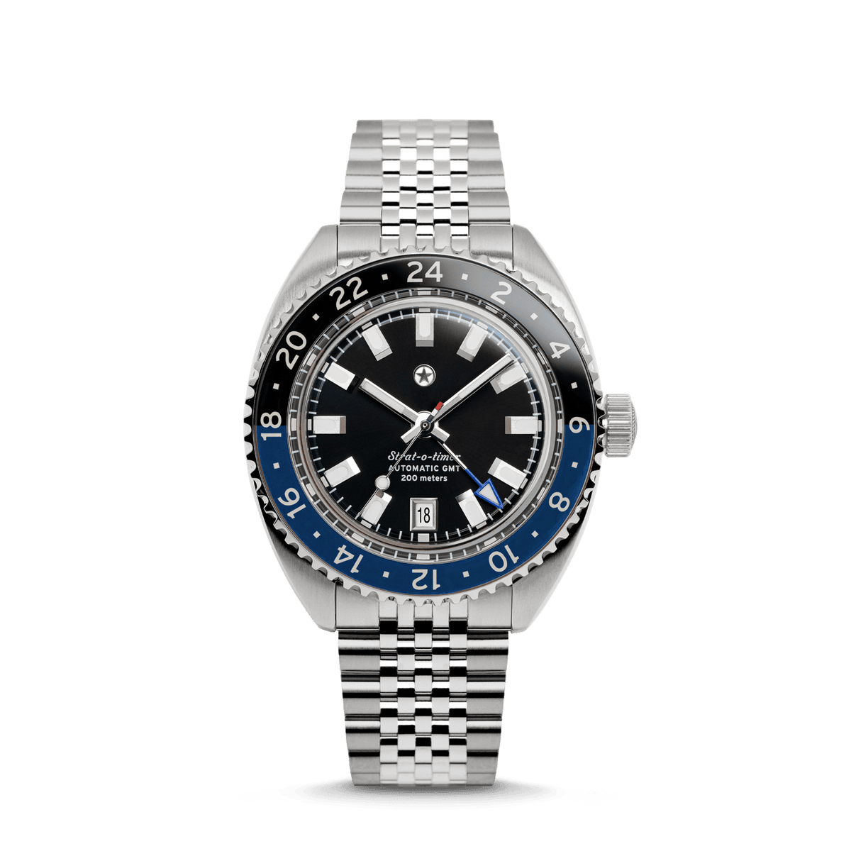 Strat-o-timer GMT: Dark Night (Sapphire Bezel)