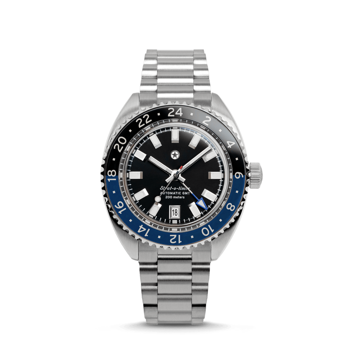 Strat-o-timer GMT: Dark Night (Sapphire Bezel)