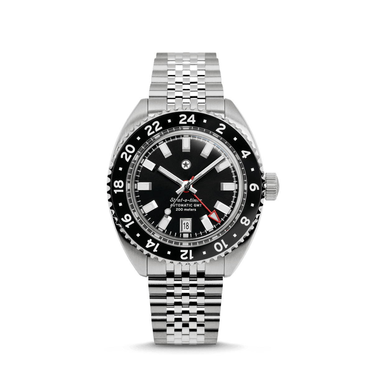 Strat-o-timer GMT: Black Tie