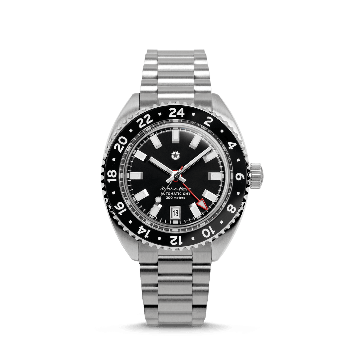 Strat-o-timer GMT: Black Tie