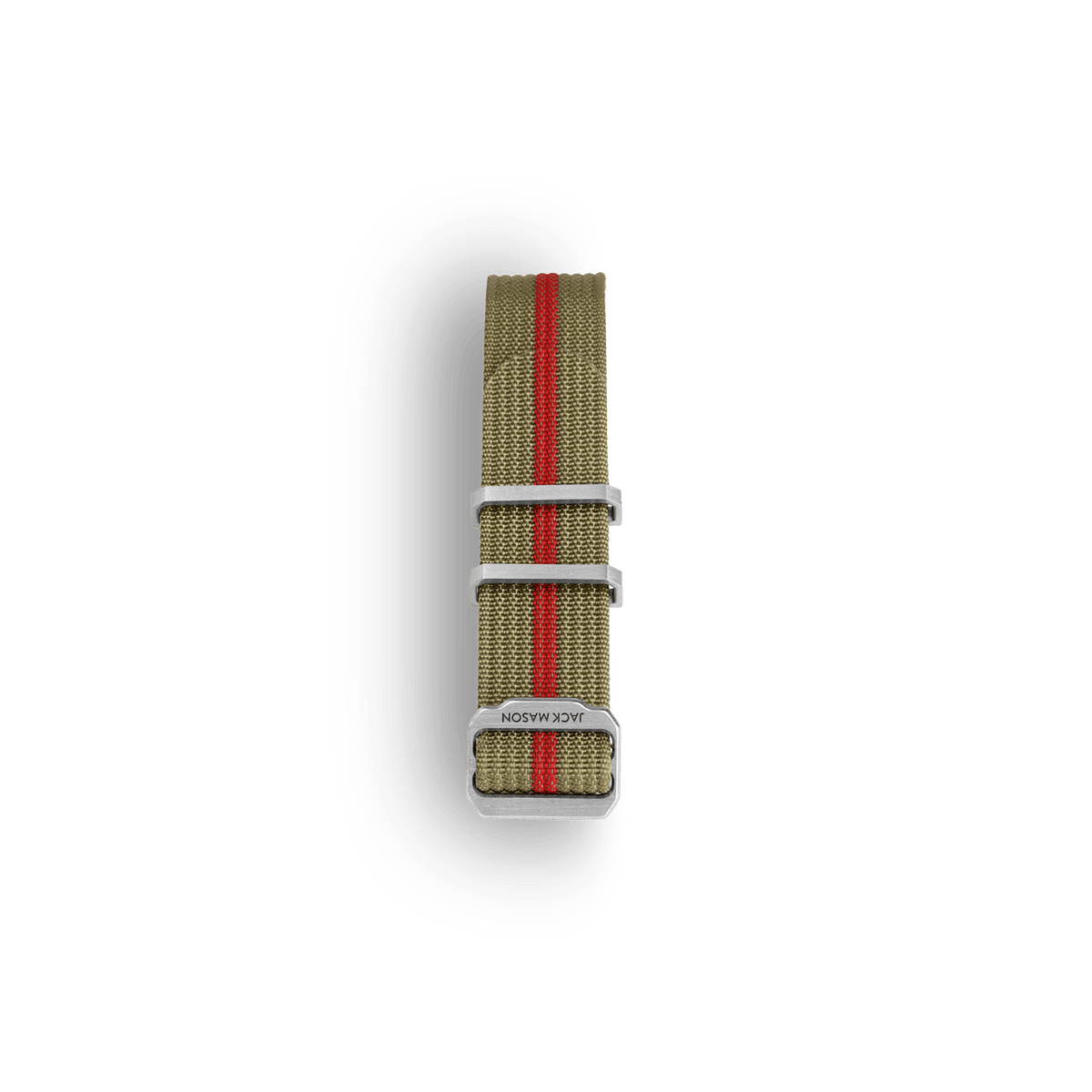 20mm Moss/Red Nylon Field Strap