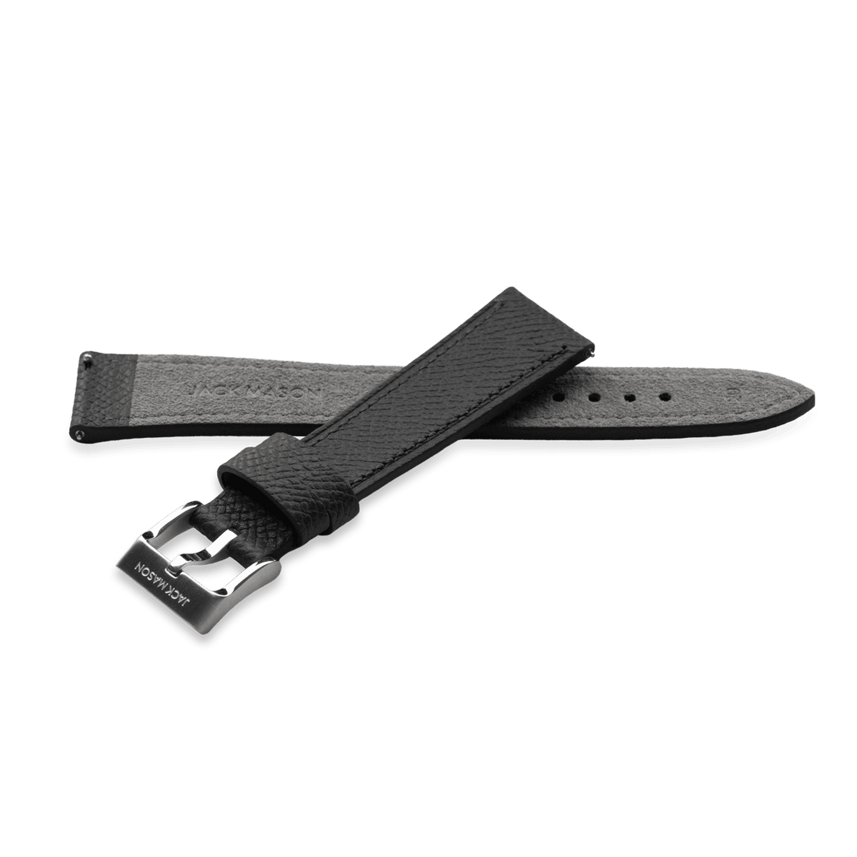 20mm Epsom Black Strap
